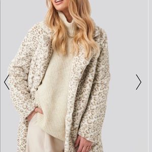 Leopard Faux Fur Jacket